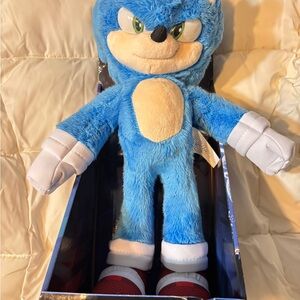 Sonic The Hedgehog 3 Plush 13” tall . New